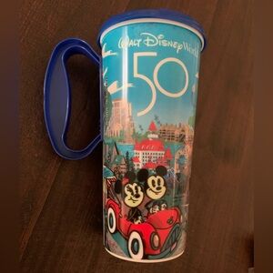 50th Anniversary Disneyworld Resort Cup with lid